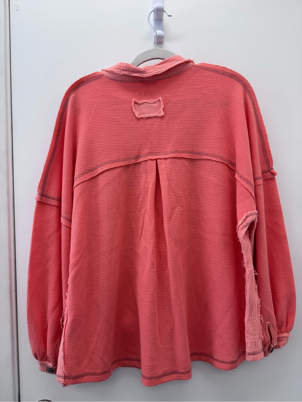 POL Coral Button-Front Shacket - Picture 5 of 5
